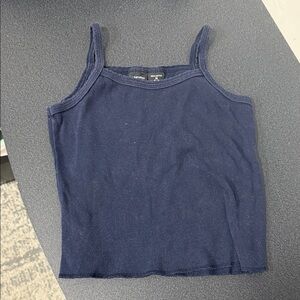 Xhilaration Blue Sleeveless Crop Tank Top Y2K